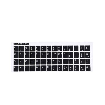 Laptop Keyboard Button Stickers English