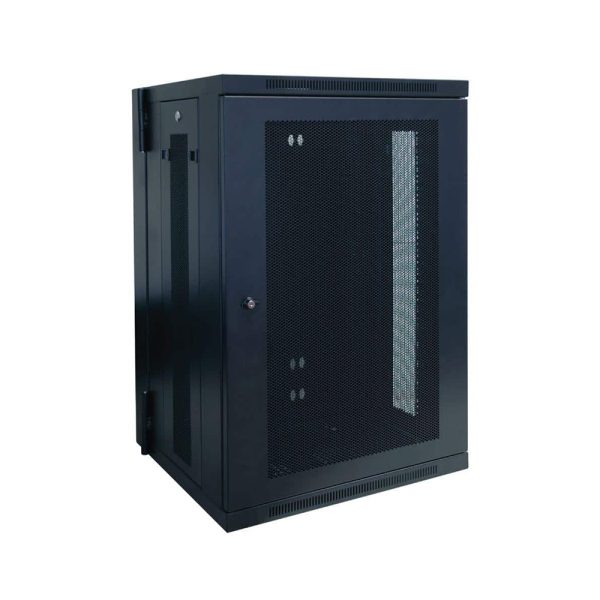 18U rack wall mount with 2 fix tray