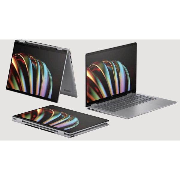 HP ENVY x360 Laptop 14-fc0023dx, Core Ultra 7 155U, 16GB, 1TB SSD, 14" WUXGA IPS Touch, BL-K, FPR, W11, Silver