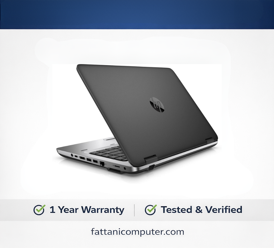 HP PROBOOK 640 G2 - CORE I5 6TH GENERATION - 8GB RAM - 256GB M2 SSD - 14” - 1 year warranty (USED)