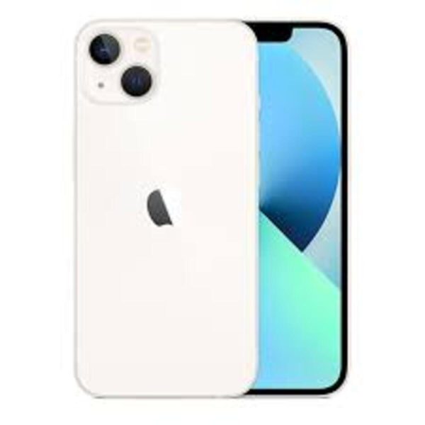 Apple iPhone 13 (White) 128 GB Factory Unlocked PTA Approved (Free Charger and Cover) (Used phone) with 3 months warranty
